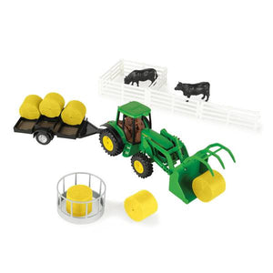 Tomy 21-Piece John Deere 1:32 Scale Haying Set
