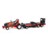 Tomy Case IH 1:32 Scale Pull Back Puller Tractor and Sled Toy Set