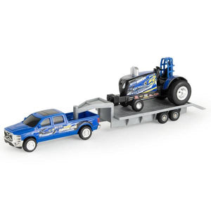 Tomy New Holland 1:64 Scale Puller Tractor/Truck Set