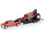 Case IH 1:64 Case IH Pickup with Puller Tractor & 5th Wheel Trailer Set