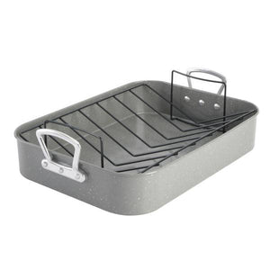 Oster 16.25 oz Greystone 2-Piece Turkey Roaster