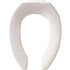 Bemis Commercial Heavy Duty Open Front Elongated Toilet Seat White