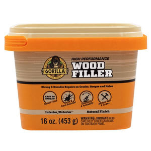 Gorilla 16 oz Natural Wood Filler Tub