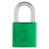 Brinks 38mm Green Anodized Aluminum Solid Body Padlock