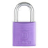 Brinks 38mm Purple Anodized Aluminum Solid Body Padlock