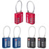 Brinks 2-Pack 32mm 3-Dial Resettable TSA Luggage Padlock with a Steel Cable Shackle