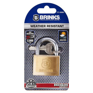 Brinks 50mm Solid Brass Padlock