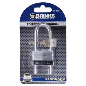 Brinks 40 mm Laminated Steel Warded Lock with Adjustable Shackle