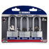 Brinks 3-Pack 44MM 2-3/8" Shackle Laminated Steel Keyed Padlock