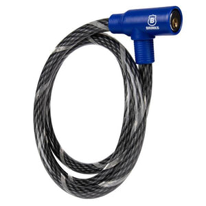 Brinks 5/8" x 6' Commercial Flexible Braided Keyed Cable Lock