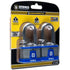 Brinks 2-Pack 50MM 2" Shackle Commercial Laminated Steel Padlock