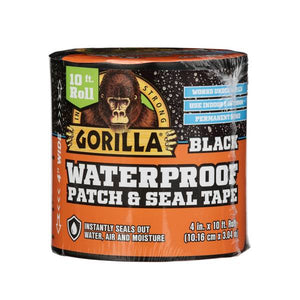 Gorilla 10' Waterproof Patch & Seal Black Tape