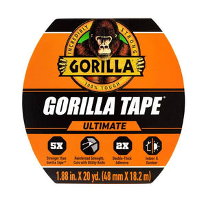 Gorilla 20 yd Ultimate Black Tape