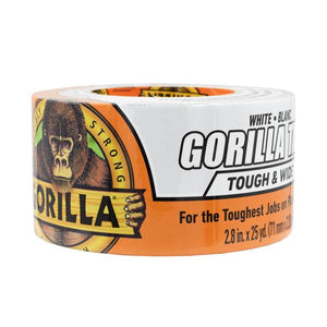 Gorilla 25 yd White Tough & Wide Tape