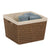 Honey Can Do Large Brown Lined Basket