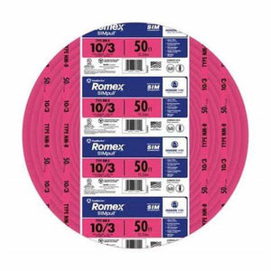 Southwire 50' 10/3 NM W/G Indoor Wire