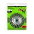 Gator 4" x 5/8-11" Coarse Knotted Wire Wheel
