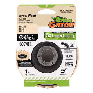 Gator 4.5" HyperBlend Polishing Flap Disc