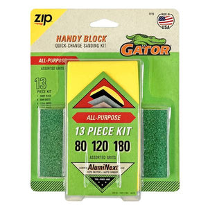 Gator All Purpose Zip Handy Block Sanding Kit