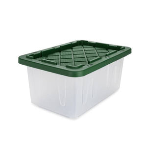 Blain's Farm & Fleet 15 Gallon Tough Tote with Clear Base