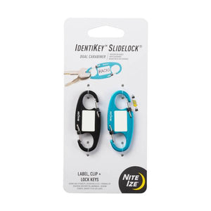 Nite Ize 2-Pack IdentiKey SlideLock Dual Carabiner