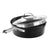 Gotham Steel 4-Quart Black Hammered Saute Pan