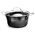 Gotham Steel 5.5 Quart Black Hammered Stock Pot
