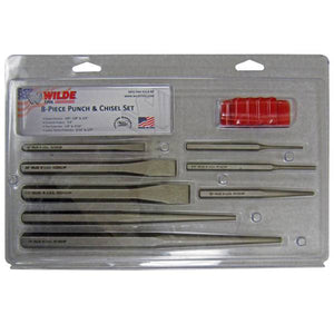 Wilde Tool Co 8 Piece Punch and Chisel Set