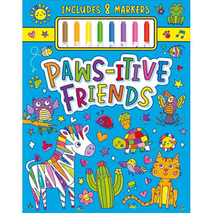 KidsBooks Publishing Paws-itive Friends Coloring Kit