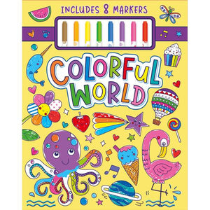 KidsBooks Publishing Colorful World Coloring Kit