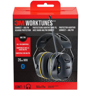 3M WorkTunes Connect + AM/FM Wireless Hearing Protector
