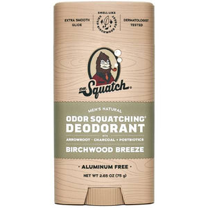Dr. Squatch 2.65 oz Birchwood Breeze Deodorant