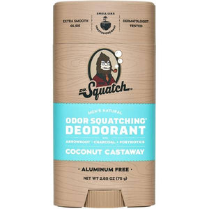 Dr. Squatch 2.65 oz Coconut Castaway Deodorant