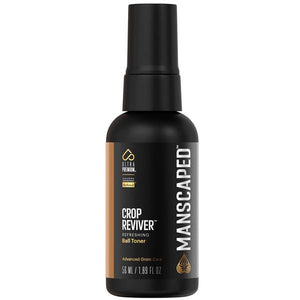 MANSCAPED Crop Reviver Hydrating Men's Body Toner Spray & Cooling Groin Spritz