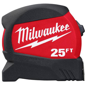 Milwaukee 2-Piece 25ft Compact Tape Measure