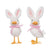 Transpac Imports Inc. Sisal Ducks with Rabbit Ear Assortment