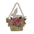 Transpac Imports Inc. Beaded Bunny Basket Door Hanger