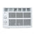 Perfect Aire 5,000 BTU Window Air Conditioner with Mechanical Controls