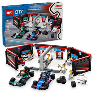 LEGO Formula 1 F1 Garage and Mercedes-AMG and Alpine Cars 60444 Building Set