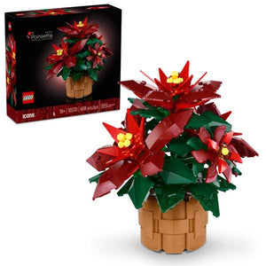 LEGO Icons Poinsettia Plant Decor 10370 Building Set