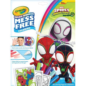Crayola Spidey and his Amazing Friends Color Wonder Coloring Pad and Markers