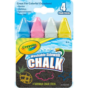 Crayola 4-Count Washable Sidewalk Chalk