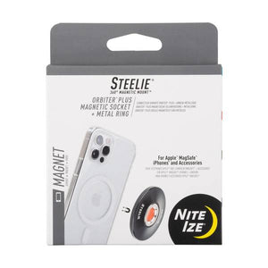 Nite Ize Steelie Orbiter Plus Magnetic Socket + Metal Ring
