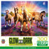 Masterpiece Puzzle 300-Piece Wild Stallions Glow in the Dark EZ Grip Puzzle