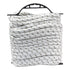 King Chain 3/8" x 50' Diamond Braid Polyester, White/Gray