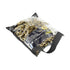 King Chain 3/8" x 20' Grade 70 Gold Chromate Transport Chain with Clevis Grab Hooks