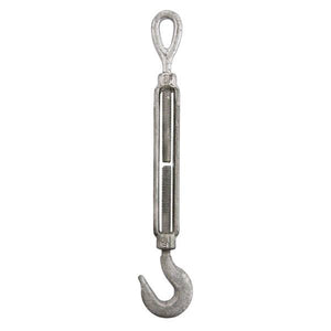 King Chain 3/8" x 6" Galvanized Eye-Hook Long Turnbuckle