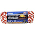 King Chain 3/8" x 50' Smooth Braid Polypropylene Derby Rope, Red/White