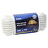 King Chain 3/8" x 50' Twisted Polyester Rope, White