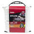 King Chain 3/8" x 50' Smooth Braid Nylon, White